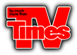 TV Times logo, prefaced by "So much more than" in tiny black text